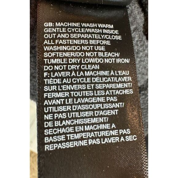 THE NORTH FACE dark gray graphite knit fleece zip mens sweater pullover XL NWOT - Picture 13 of 14